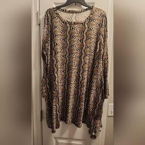 Boutique snake skin print dress
